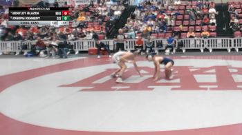 138 lbs Cons. Semi - Joseph Kennedy, Chattanooga Christian School vs Bentley Blazek, Boyd Buchanan High School