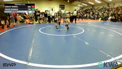 43 lbs Rr Rnd 1 - Harley Howell, Henryetta Knights Wrestling Club vs Finlee Bowman, Team Tulsa Wrestling Club