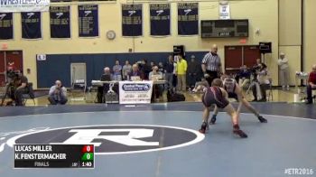 126 Finals - Lucas Miller, Boyertown vs Kj Fenstermacher, Bethlehem Liberty