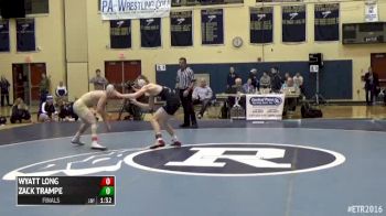 132 Finals - Zack Trampe, Council Rock South vs Wyatt Long, Cumberland Valley