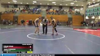 145 lbs Champ. Round 2 - Paolo Bonomi, Boulder City vs Colby Ryan, Kellis