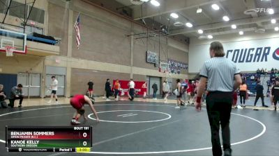 125 lbs Cons. Round 3 - Kanoe Kelly, Southern Oregon vs Benjamin Sommers, Simon Fraser (B.C.)