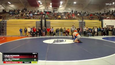 190 lbs 5th Place Match - Calvin Stewart, Crown Point vs Colin McMahon, Columbus East