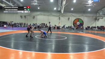 141 lbs Quarterfinal - Leonidas Zoganas, Muskingum vs Skyler Hickman, Washington & Lee