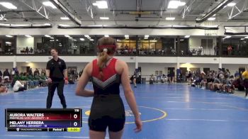 116 lbs Round 5 (16 Team) - Aurora Walters, Frostburg Sate University vs Melany Herrera, John Carroll University