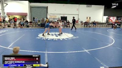 165 lbs Round 1 (8 Team) - Noah Ries, Ohio Scarlet vs Matthew Gorbatuk, New Jersey