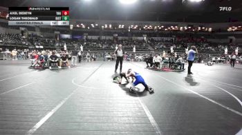 80 lbs Quarterfinal - Axel DeDeyn, Triumph Trained vs Logan Theobald, Buxton (NJ)