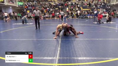 172 lbs R-16 - RJ Robinson, Homewood Flossmoor-IL vs Ryan Burton, St. Joseph Regional-NJ