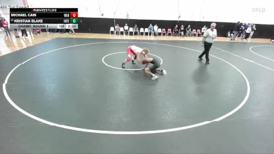 157 lbs Champ. Round 1 - Kristian Blake, Indiana Tech vs Michael Cain, Wabash