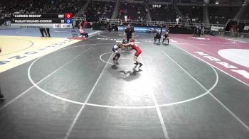 132 lbs Quarterfinal - Talulah Williams-Johnson, East Rochester vs Carmen Bishop, Groton