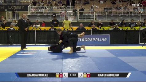 Renzo Ethan Cooligan vs Luca Moraes Ximenes 2025 Pan Jiu Jitsu IBJJF Championship