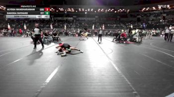 105 lbs Semifinal - Alyssa Mansharamani, Cordoba Trained vs Dakoda Suthard, Pittsgrove Wrestling Association