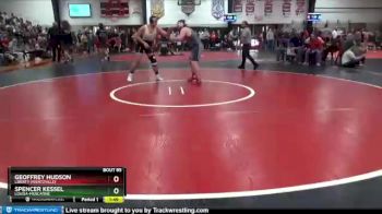 220 lbs Round 1 - Spencer Kessel, Louisa-Muscatine vs Geoffrey Hudson, Liberty (Wentzville)