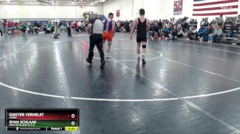 189 lbs Cons. Round 2 - Ryan Schlaak, New Richland-H-E-G vs Sawyer Verhelst, Canby