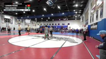 144 Boys Semifinal - Dion Johnston, Holtville vs Layronz Fraser, Granite Hills