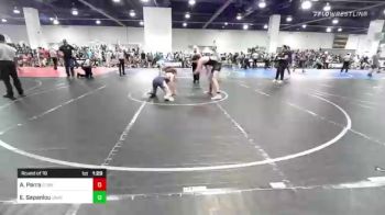 160 lbs Round Of 16 - Adrian Parra, Flowing Wells Resistance Wr Ac vs Evan Sepanlou, Unattached