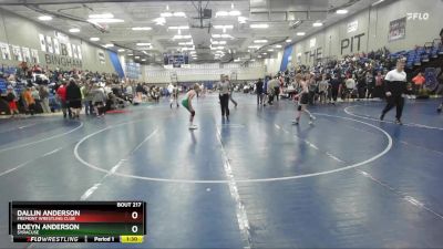 96 lbs Cons. Round 3 - Dallin Anderson, Fremont Wrestling Club vs Boeyn Anderson, Syracuse