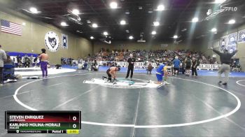 175 lbs Champ. Round 1 - Karlinho Molina-Morales, Parlier vs Steven Enriquez, Santa Maria