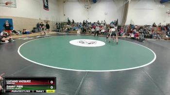 190 lbs Cons. Round 3 - Danny Pieri, Natrona County vs Luciano Vazquez, Worland
