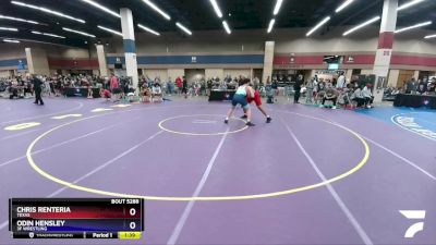 285 lbs 3rd Place Match - Chris Renteria, Texas vs Odin Hensley, 3F Wrestling