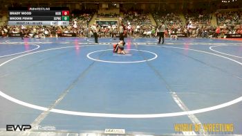 46 lbs Round Of 32 - Brady Wood, Husky Wrestling Club vs Brodie Fewin, South Central Punisher Wrestling Club