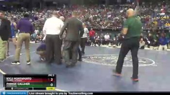 3A 126 lbs 1st Place Match - Parker Galliher, Statesville vs Kyle Montaperto, Central Academy