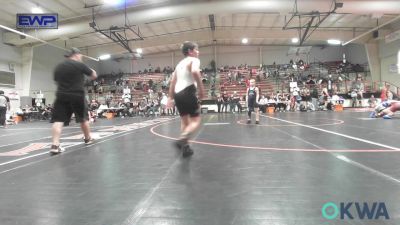 110 lbs 3rd Place - Zayne Chappell, Tulsa Blue T Panthers vs Ethan Evans, Warrior Wrestling Club