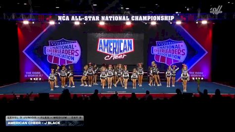 American Cheer - J Black [2026 L3 Junior - Flex - Medium Day 2] 2026 NCA All-Star National Championship