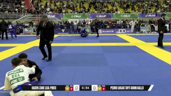 Pedro Lucas Tayt-Sohn Gallo vs Kaden Zane Leal Pires 2025 Brasileiro Jiu-Jitsu IBJJF