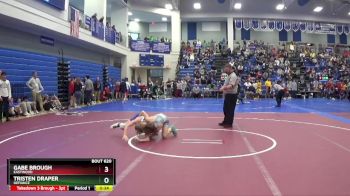 106 lbs Cons. Round 3 - Tristen Draper, Defiance vs Gabe Brough, Eastwood