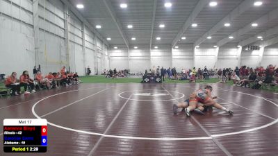 207 lbs Aarianna Bloyd, Illinois vs Caroline Cerro, Alabama