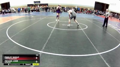 150 lbs Cons. Round 3 - Michael Lohr, Glenpool vs Findley Smout, Christian Brothers