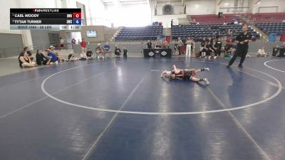 58 lbs 1st Place Match - Cael Woody, Sanderson Wrestling Academy vs Tytan Turner, Stallions Wrestling Club