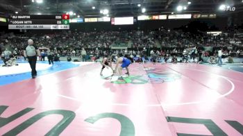 6A 150 lbs Quarterfinal - Eli Martin, Kuna vs Logan Nitti, Coeur D Alene