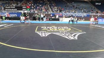 Girls-115 lbs 5th Place Match - Celine Frank, Oxford (Girls) vs Krystin Nelson, LeRoy Pine River (Girls)