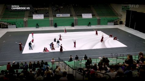 Cambridge HS "Milton GA" at 2026 WGI Guard Buford Regional+