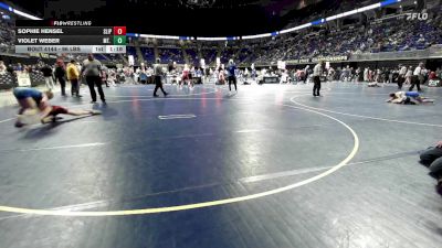 96 lbs Consy 5 - Sophie Hensel, Slippery Rock vs Violet Weber, Mt. Lebanon