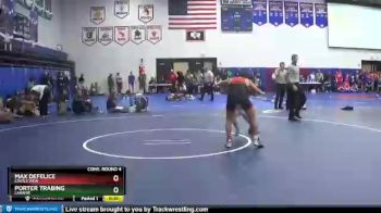 120 lbs Cons. Round 4 - Porter Trabing, Laramie vs Max DeFelice, Castle View