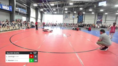 152 lbs Rr Rnd 2 - Lesliegh Lovings, Team Nebraska Silver vs Tessa Master, Doughgirls