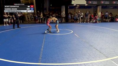 58 lbs 7th Place Match - Wyatt Schoettle, Roncalli Wrestling Foundation vs Gabriel Roark, Open Mats Wrestling Club
