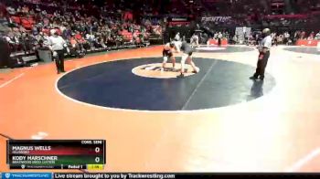 1A 220 lbs Cons. Semi - Kody Marschner, Braidwood (Reed Custer) vs Magnus Wells, Hillsboro