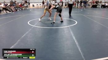 112 lbs Cons. Round 4 - Zak Massaro, Grand Island vs Dylan Leyendecker, Michigan Grappler RTC