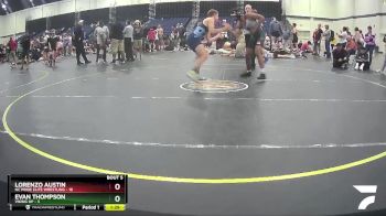 145 lbs Round 3 (4 Team) - Lorenzo Austin, NC Pride Elite Wrestling vs Evan Thompson, Viking UP