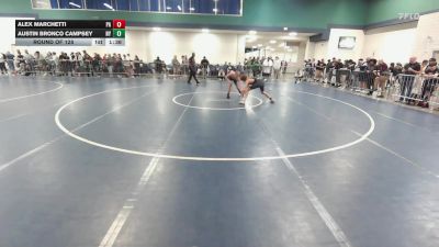 120 lbs Round Of 128 - Alex Marchetti, PA vs Austin Bronco Campsey, NY