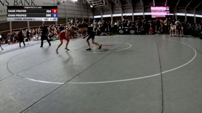 113 lbs Cons. Round 3 - Gage Prater, Colorado vs Evan Propes, Eastside United Wrestling Club