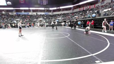 103.6 lbs Quarterfinal - Blayklee Vasquez, Southmoore SaberCats Wrestling vs Emma Gutierrez, Manzano Monarch Wrestling