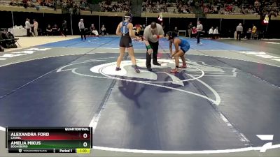 135 lbs Quarterfinal - Alexandra Ford, Laurel vs Amelia Mikus, Boonsboro