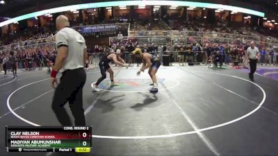 157 1A Cons. Round 2 - Clay Nelson, Rocky Bayou Christian School vs Madiyan Abumunshar, Sarasota Military Academy