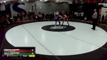 145 lbs. Cons. Round 5 - Molly Marischen, Troy Buchanan vs Addisyn Gasaway, Central (Park Hills)