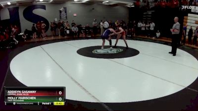 145 lbs. Cons. Round 5 - Molly Marischen, Troy Buchanan vs Addisyn Gasaway, Central (Park Hills)